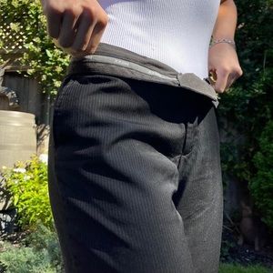 Vintage pinstripe dress pants - straight leg